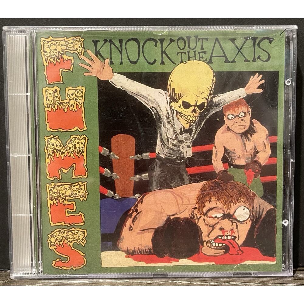 THE FUMES - Knock Out The Axis - CD Rare Hard To Find Pink Garage Rock OOP